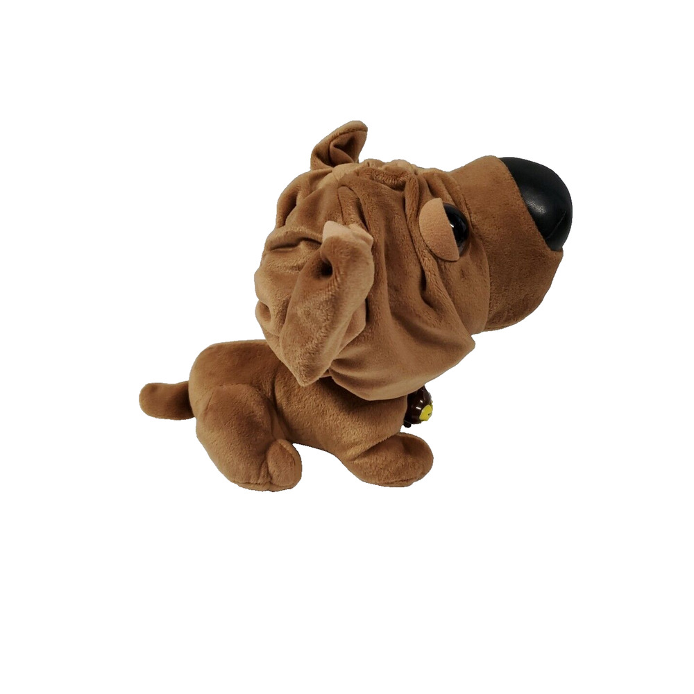 Toy Quest Snubbies Schlupy Dog Stuffed Animal Plush 10 Inch Collar With Mini Pup